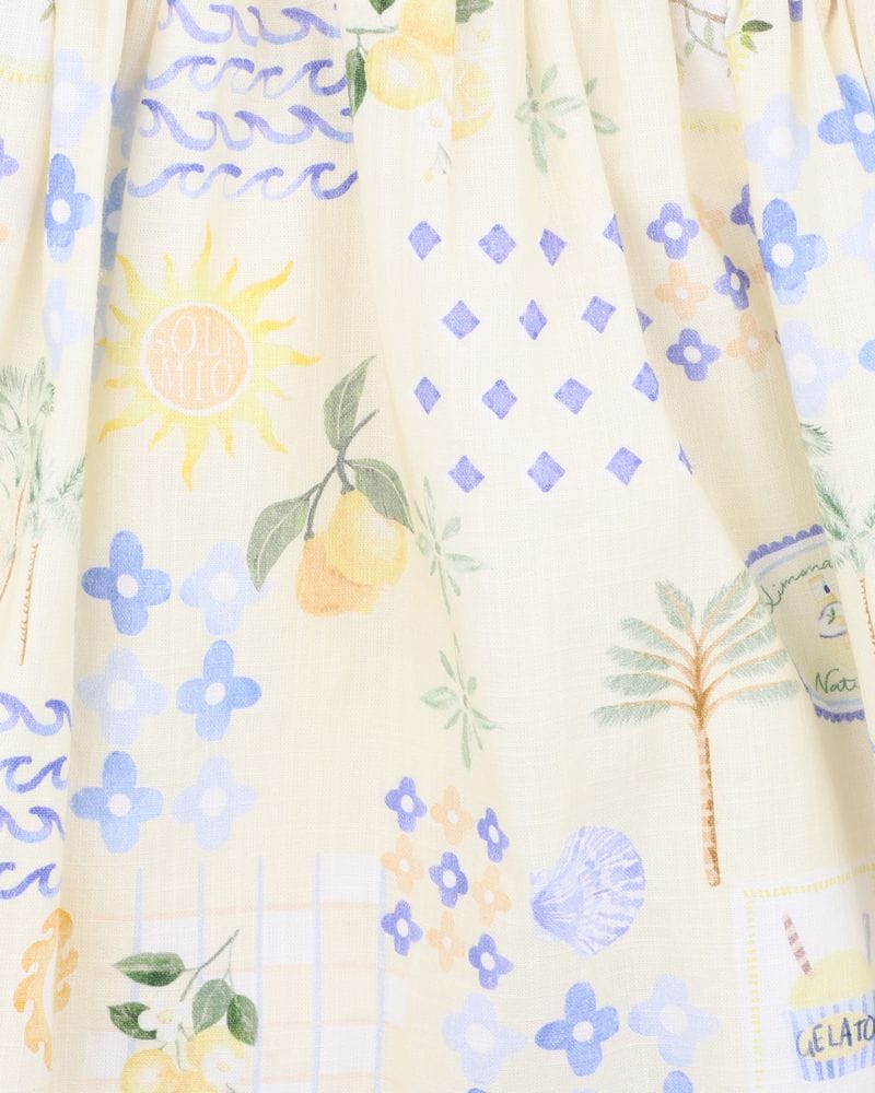 Fox & Finch Girls Dress Piccolina Shirred Dress