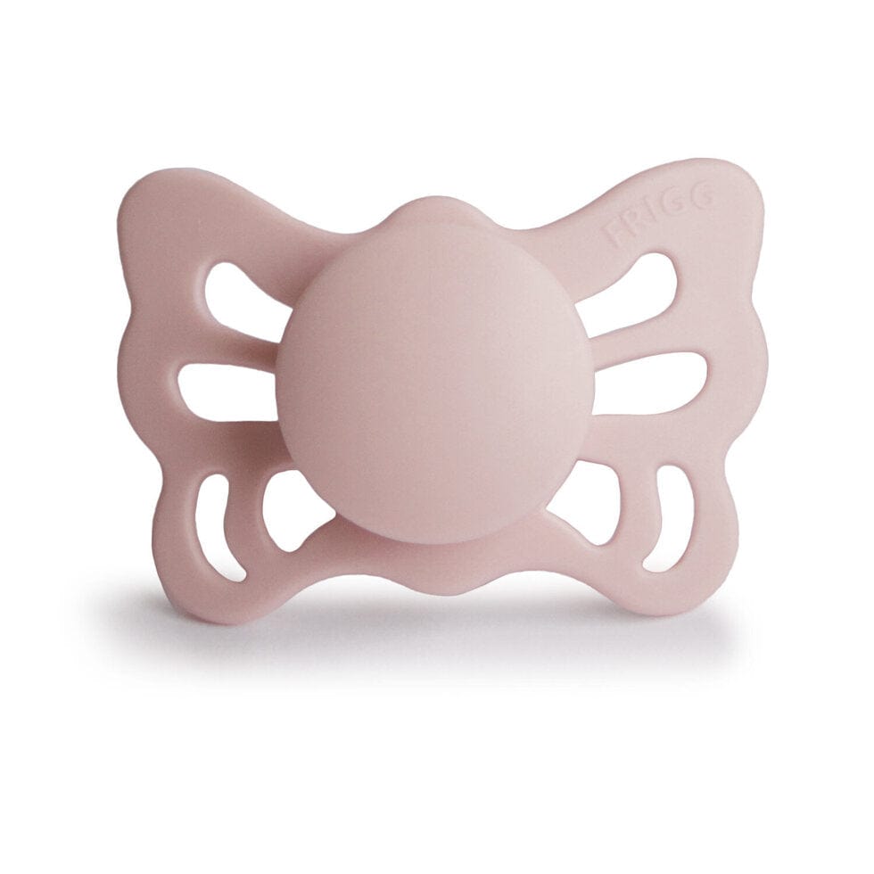 Frigg Baby Accessory Blush Frigg Anatomical Butterfly Silicone Pacifier - Size 2