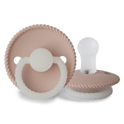 Frigg Baby Accessory Blush Night Frigg Rope Night Silicone Pacifier - Size 2