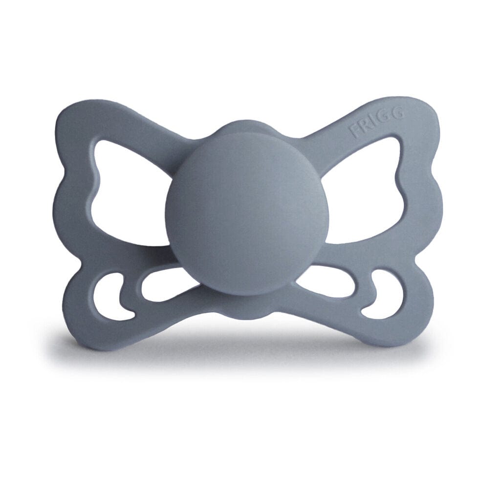 Frigg Baby Accessory Great Grey Frigg Anatomical Butterfly Silicone Pacifier - Size 2