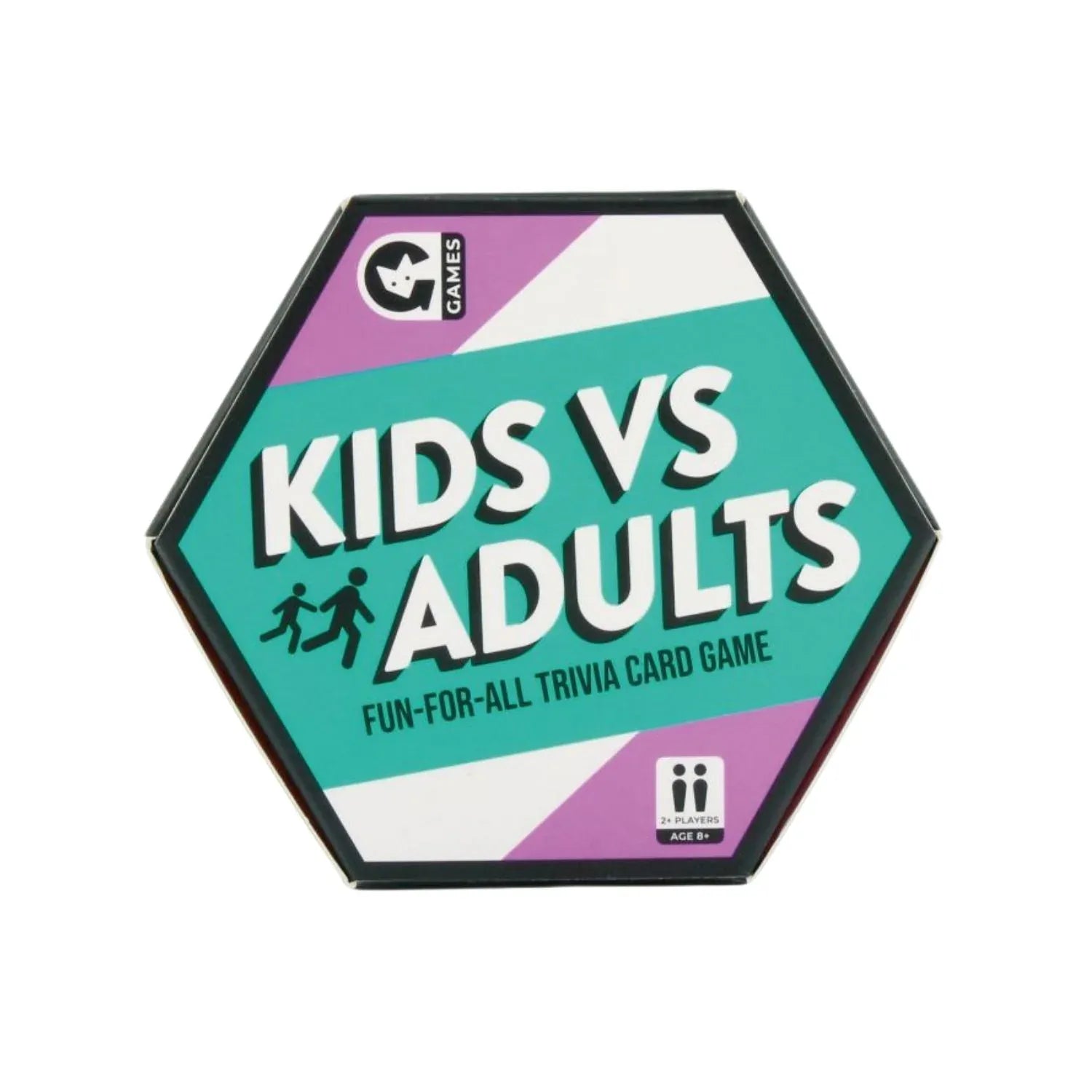 Ginger Fox Gift Stationery Hex Games - Kids Vs Adults