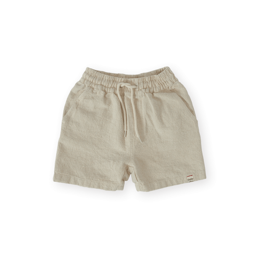 Goldie + Ace Boys Bottoms 6-12M Classic Linen Cotton Short