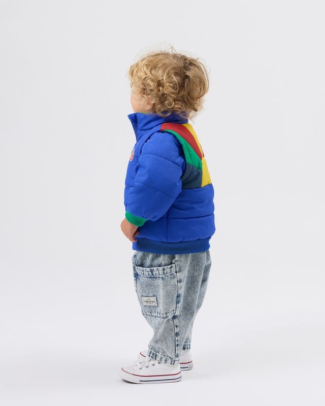 Goldie + Ace Boys Jacket Charlie Sunrise Parka/Vest Primary