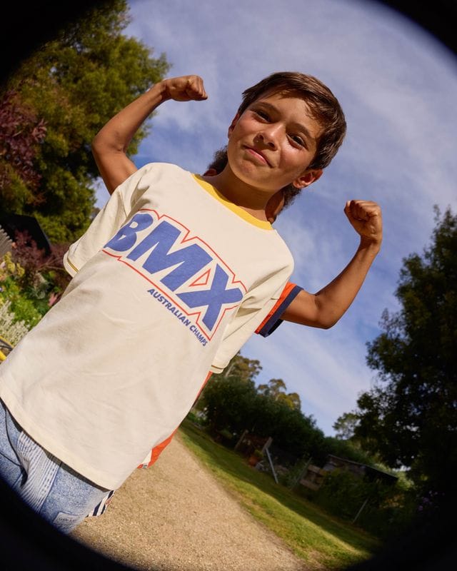 Goldie + Ace Boys Tops Oversized BMX T-Shirt