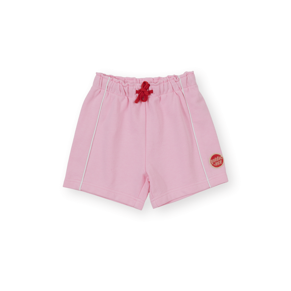 Goldie + Ace Girls Bottoms 3Y Piped Sweat Shorts