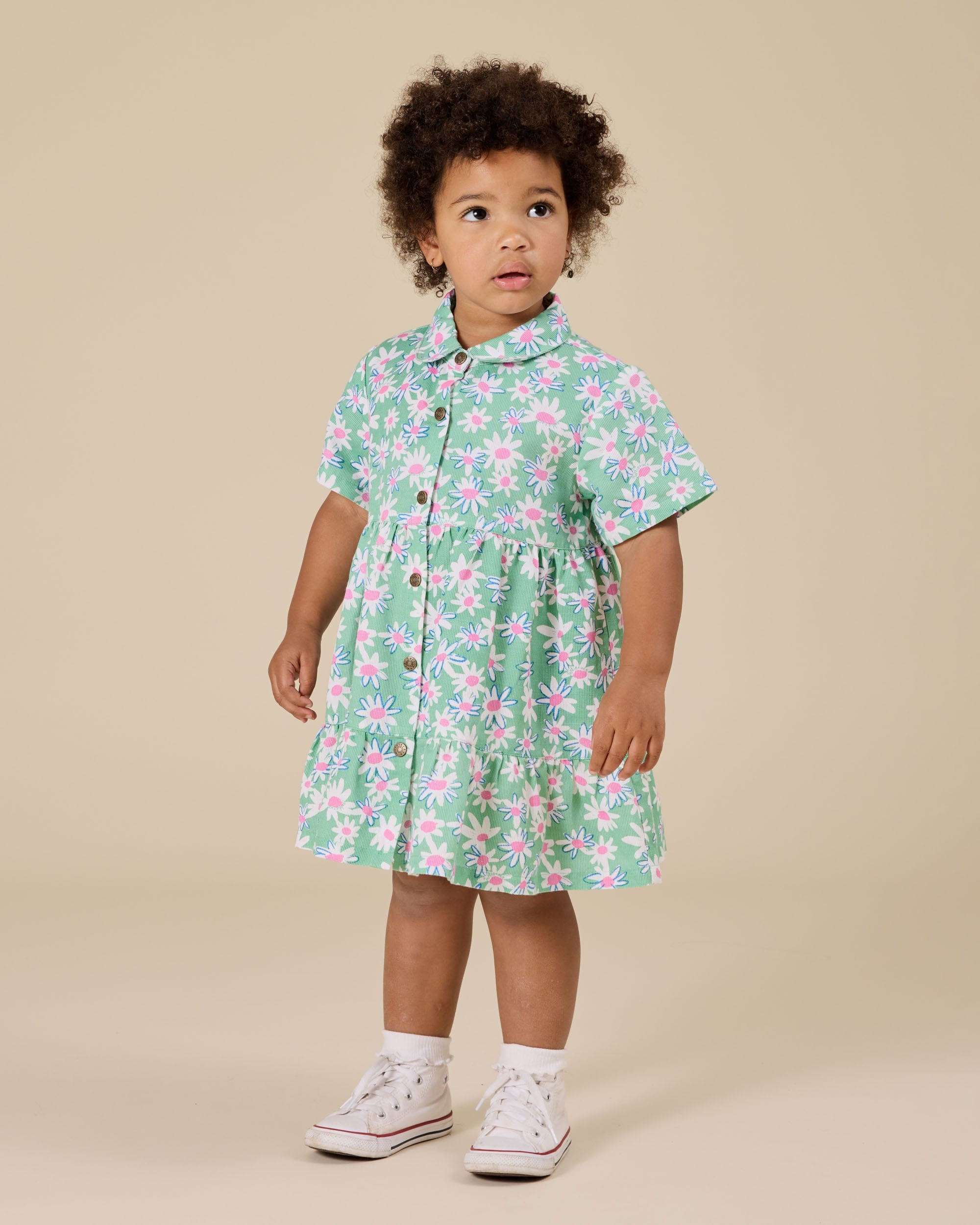 Goldie + Ace Girls Dress Daisy Patch Monica Dress