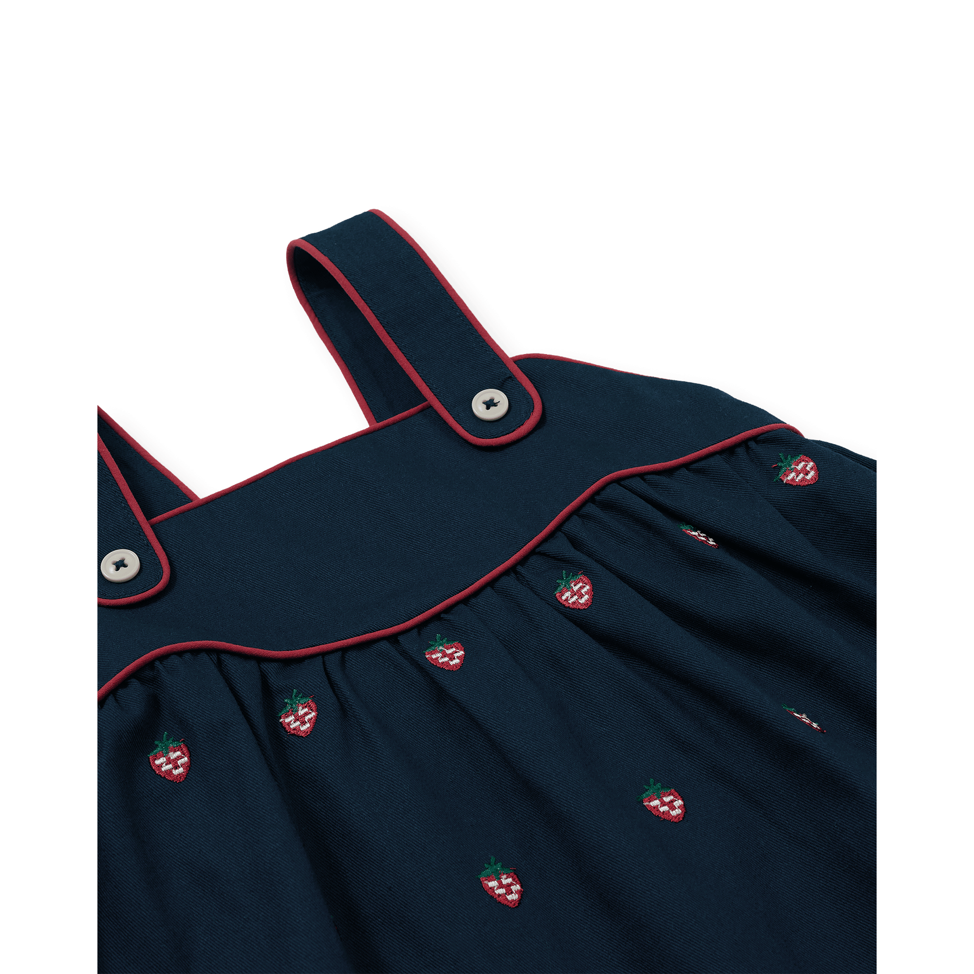 Goldie + Ace Girls Dress Mini Strawberry Embroidered Dress