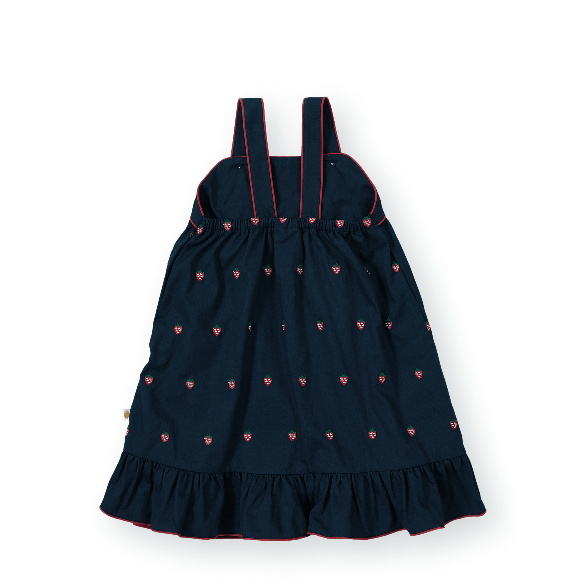 Goldie + Ace Girls Dress Mini Strawberry Embroidered Dress