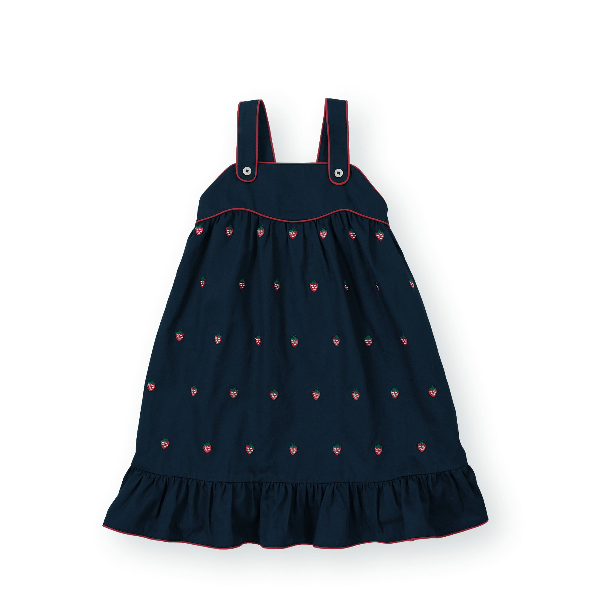Goldie + Ace Girls Dress Mini Strawberry Embroidered Dress