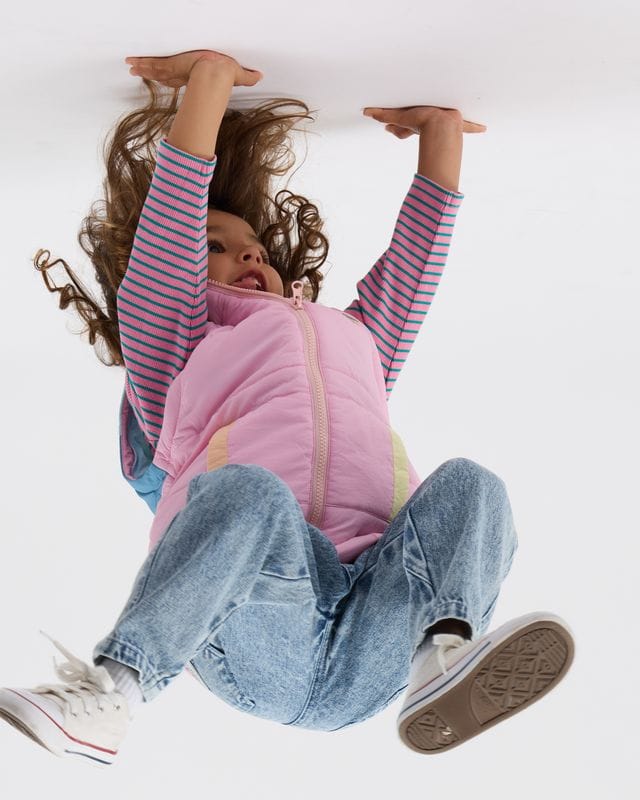 Goldie + Ace Girls Jacket Charlie Sunrise Parka/Vest Pastel