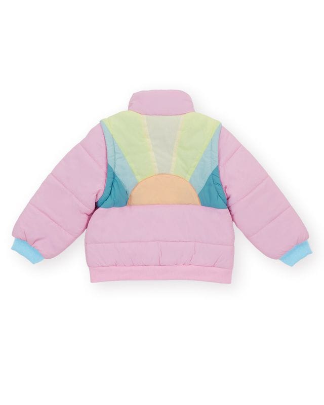 Goldie + Ace Girls Jacket Charlie Sunrise Parka/Vest Pastel