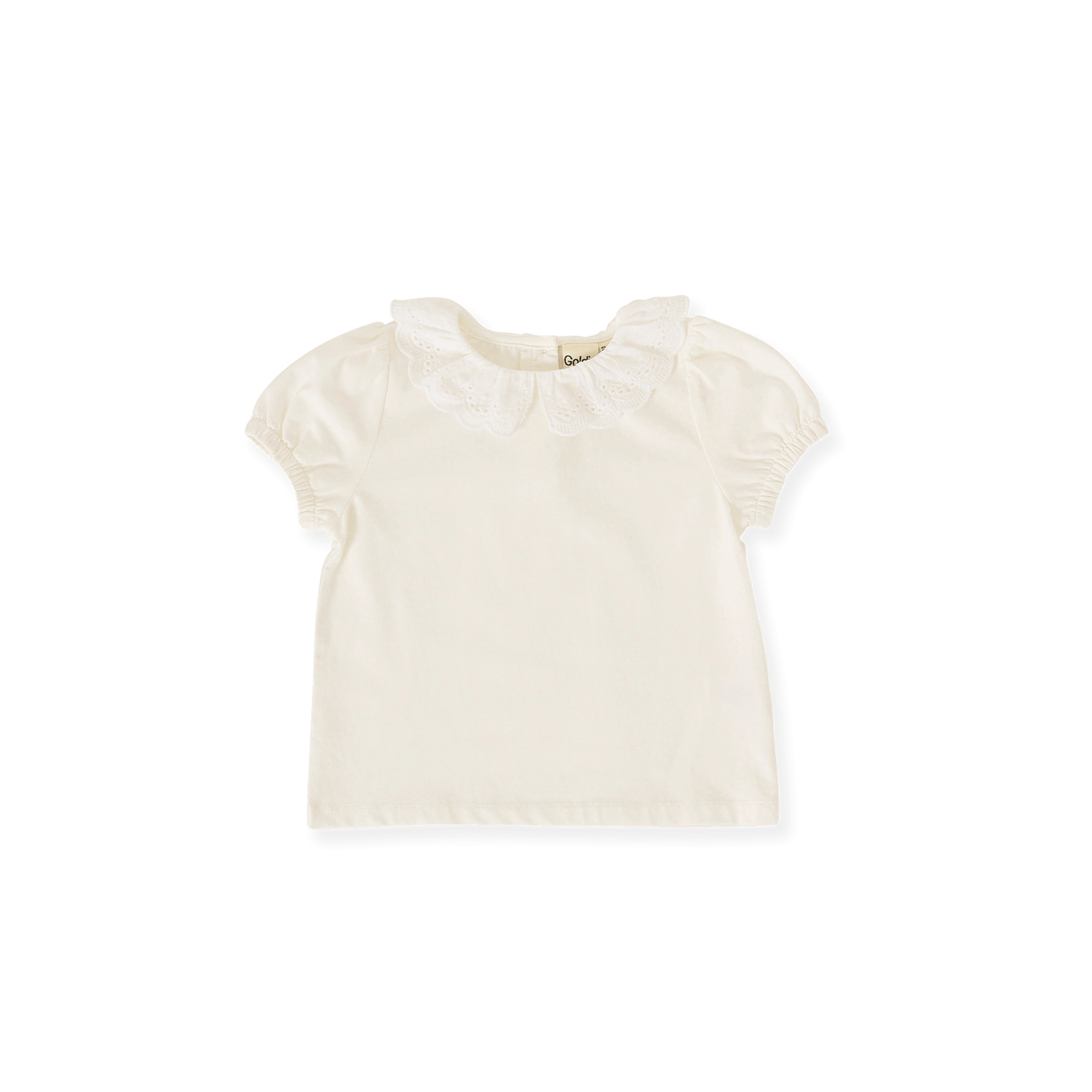 Goldie + Ace Girls Top 6-12M Laura Puff Sleeve Collar Top