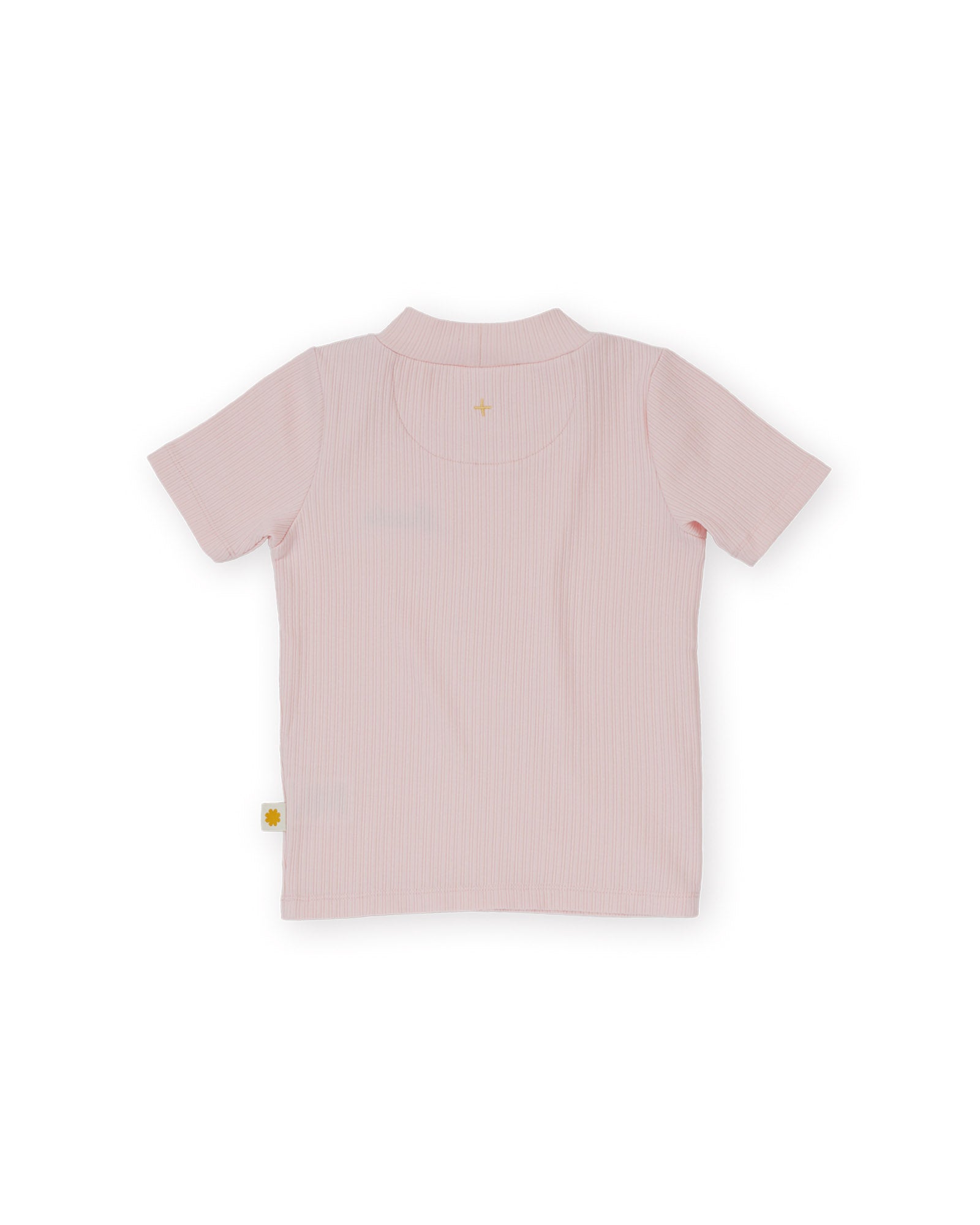 Goldie + Ace Girls Top Rib T-Shirt Pink