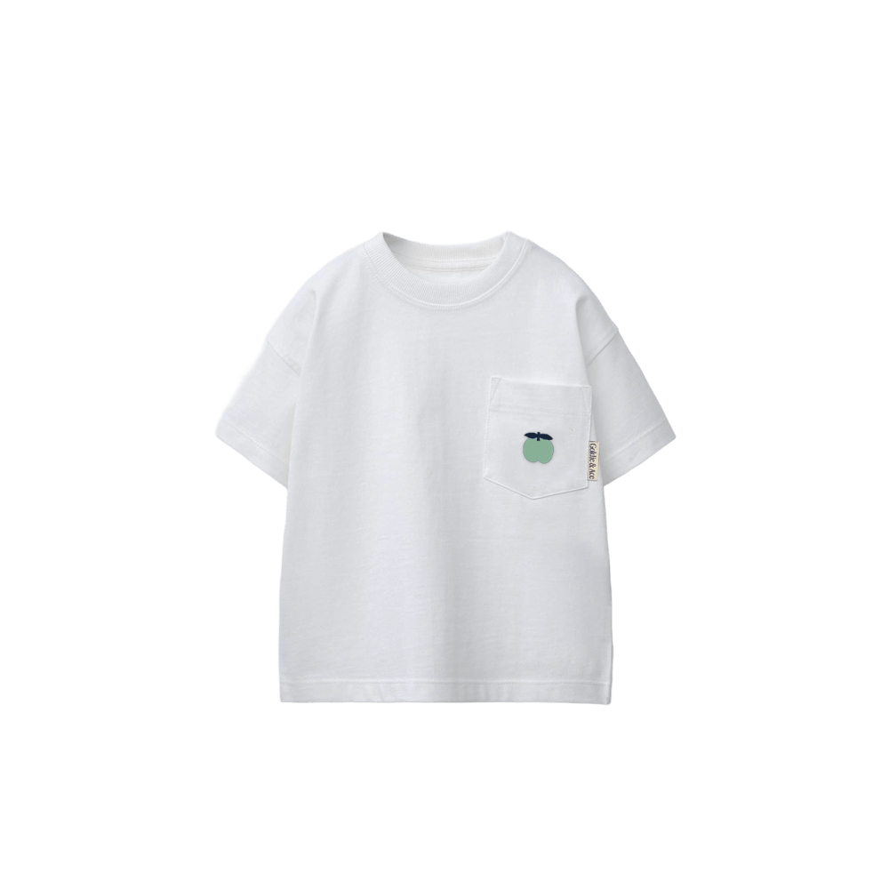Goldie + Ace Unisex Tee 6-12M Apple Pocket T-Shirt