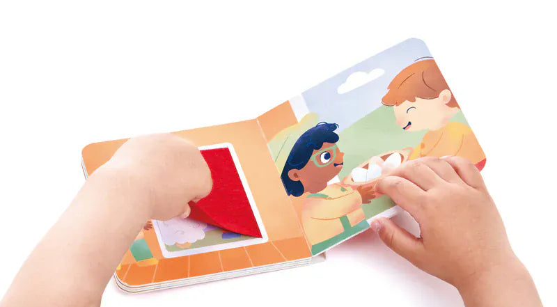 Hape Childrens Books Hape Land The Rumbling Tractor