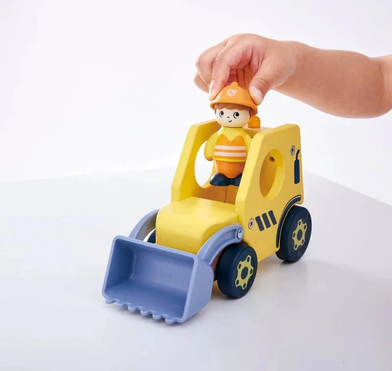 Hape Childrens Books HapeLand The Buzzing Bulldozer