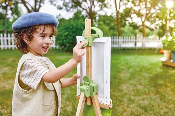 Hape Toys Bamboo Portable Easel