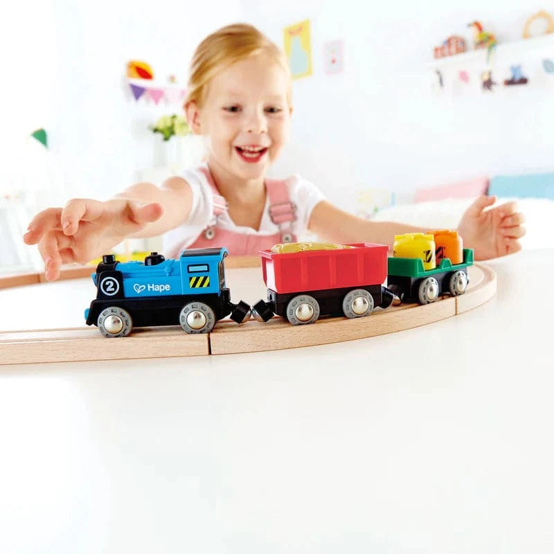 Hape Toys Battery Powered Rolling-Stock Set