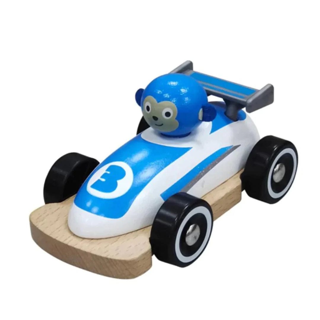 Hape Toys Blue Race Car Hape Wild Riders Vehicles
