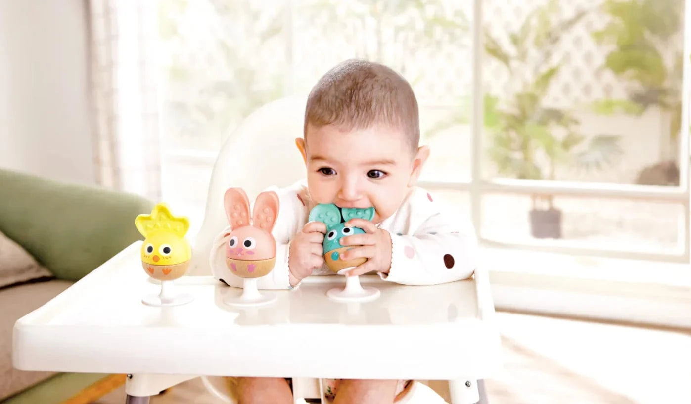 Hape Toys Cheery Critter Rattle Trio