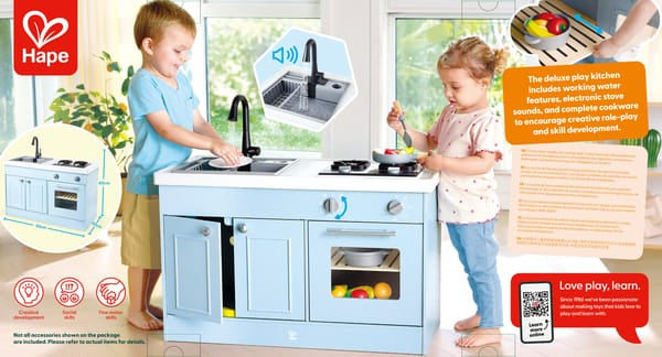 Hape Toys Deluxe Kitchen with Running Water