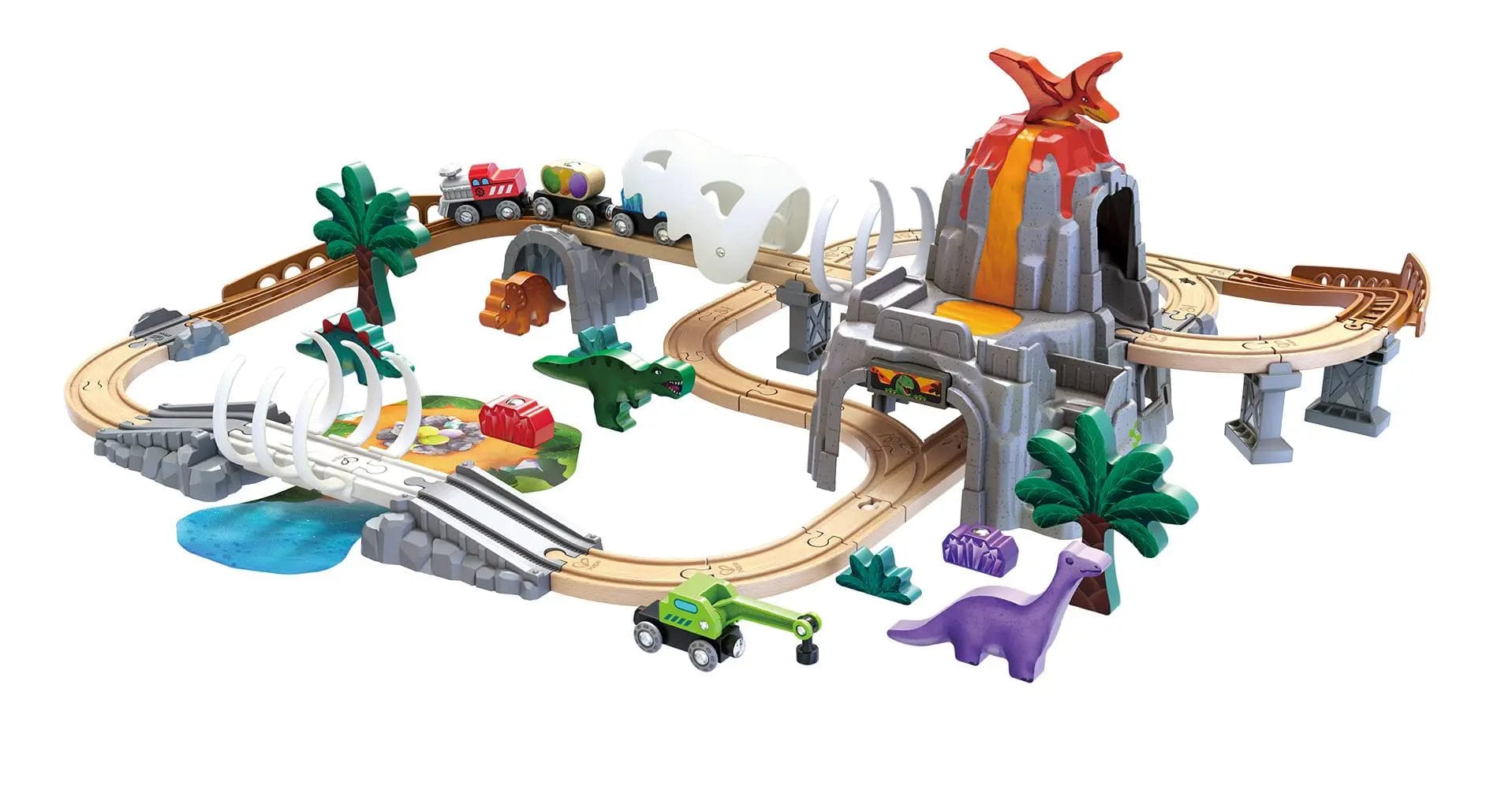Hape Toys Dino Railway Adventure Set