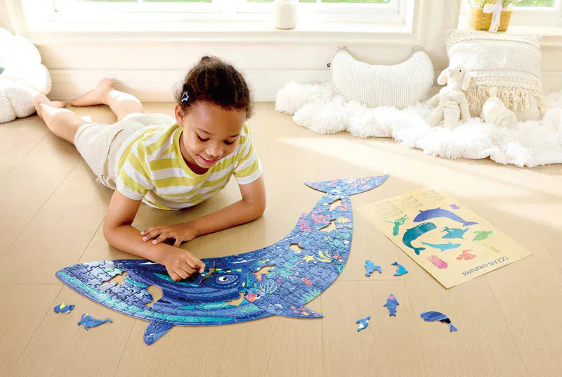 Hape Toys Floor Puzzle - Ocean Animal 200 Pieces