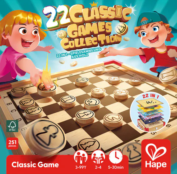 Hape Toys Hape Classic 22 Games Collection