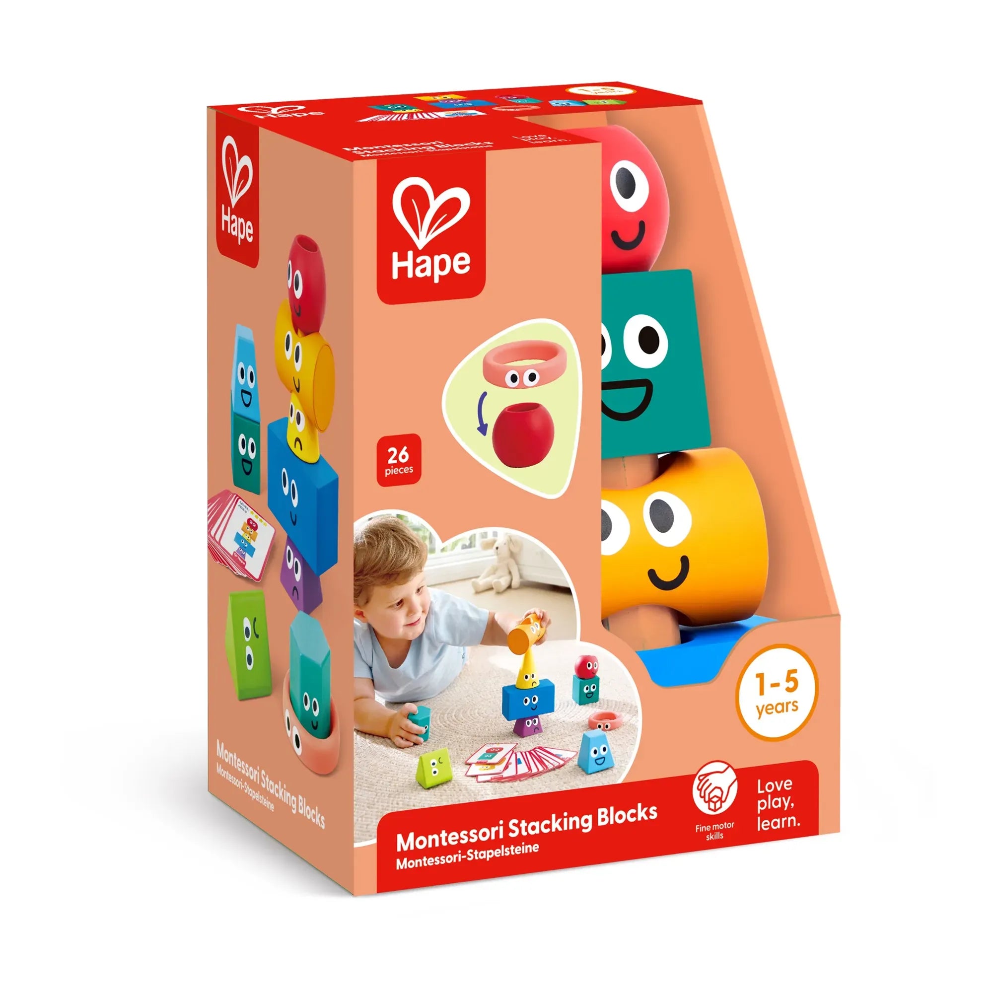 Hape Toys Hape Montessori Stacking Blocks