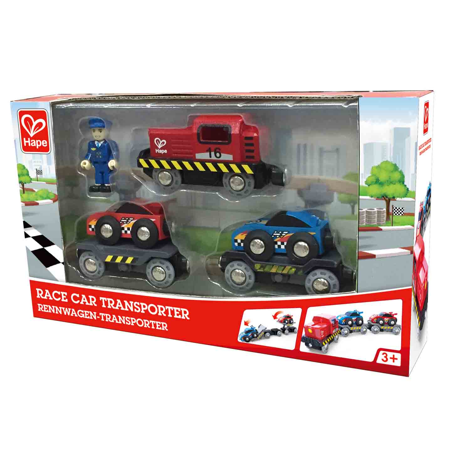 Hape Toys Hape Race Car Transporter