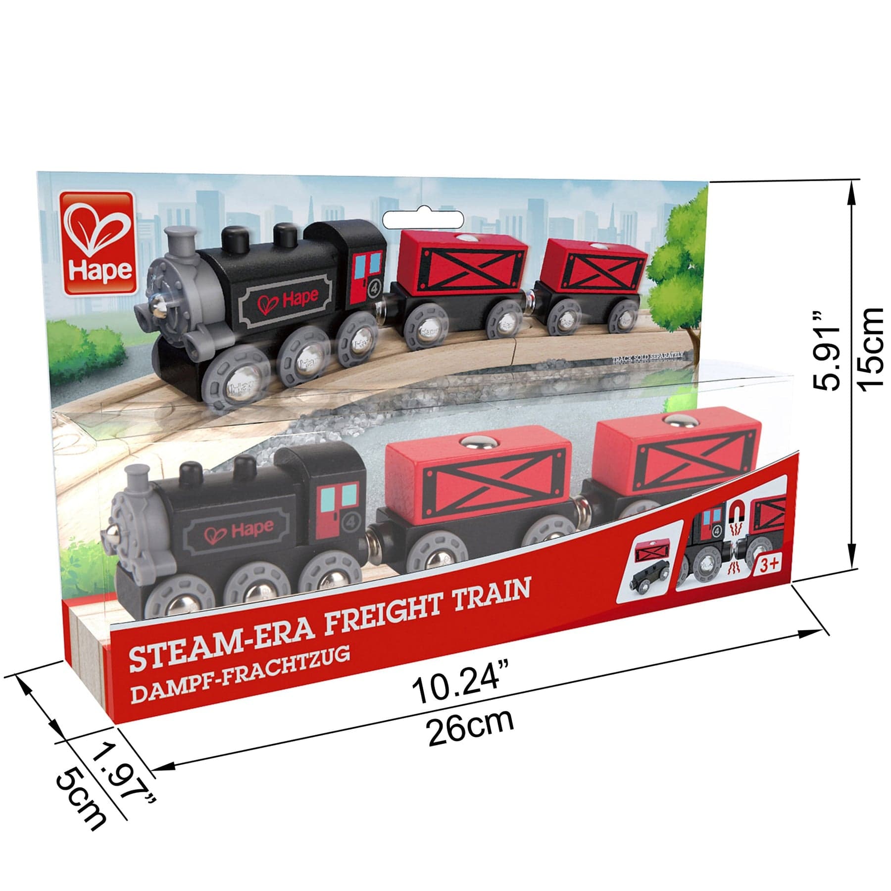 Hape Toys Hape Steam-Era Freight Train