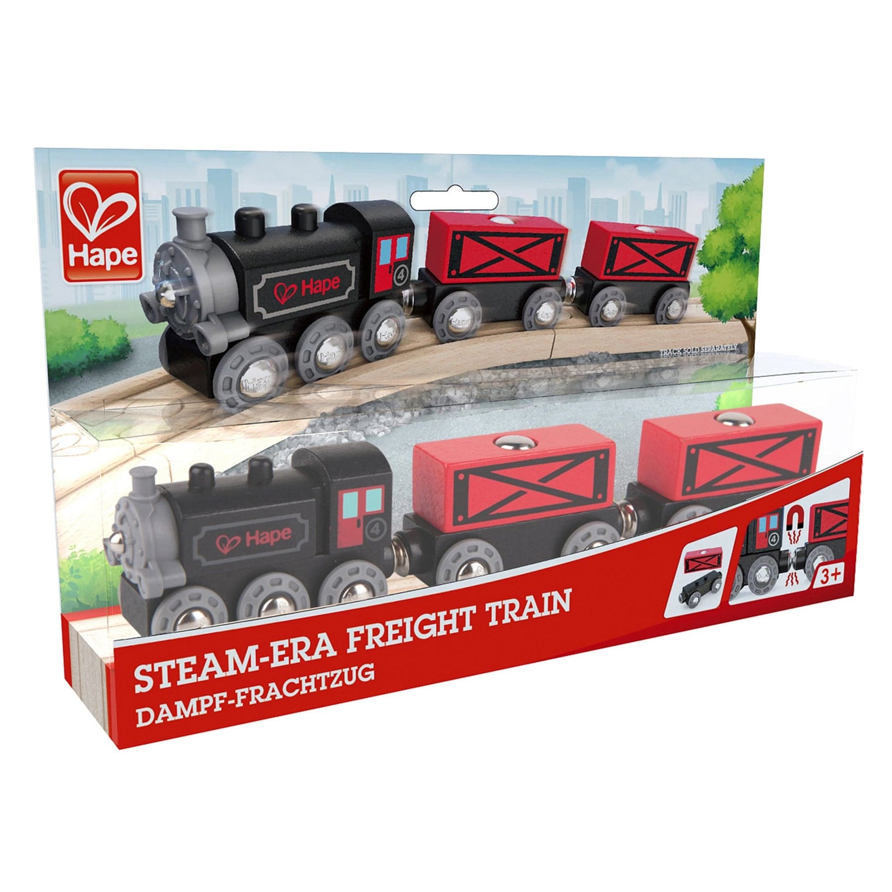 Hape Toys Hape Steam-Era Freight Train