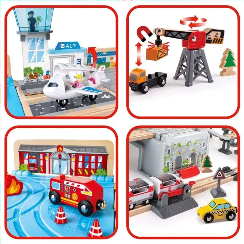 Hape Toys Hape Super Cityscape Transport Bucket Set