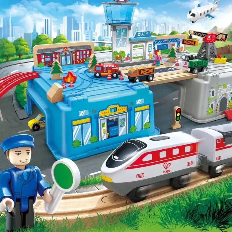 Hape Toys Hape Super Cityscape Transport Bucket Set