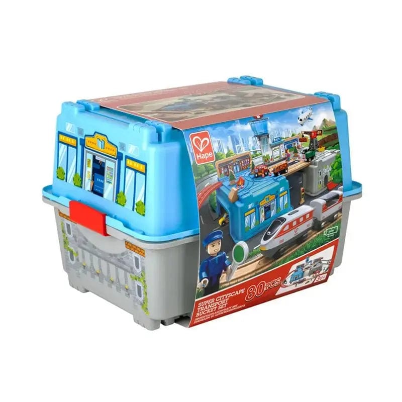 Hape Toys Hape Super Cityscape Transport Bucket Set