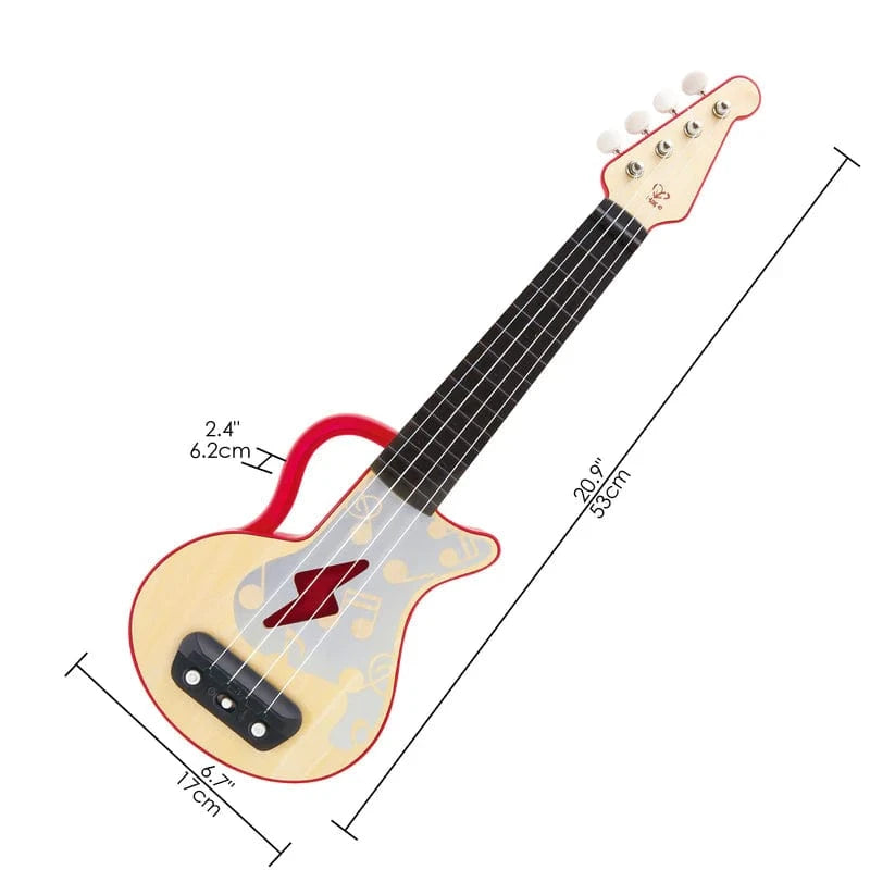 Hape Toys Learn with Lights Ukulele - Red