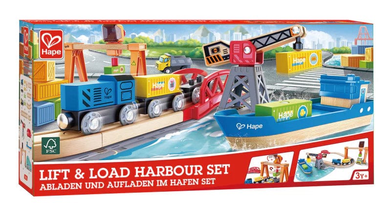 Hape Toys Lift & Load Harbour Set