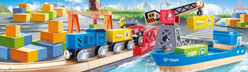 Hape Toys Lift & Load Harbour Set