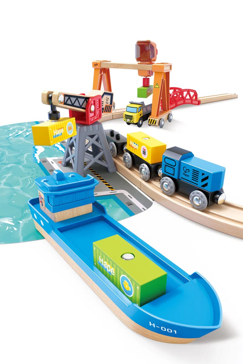 Hape Toys Lift & Load Harbour Set