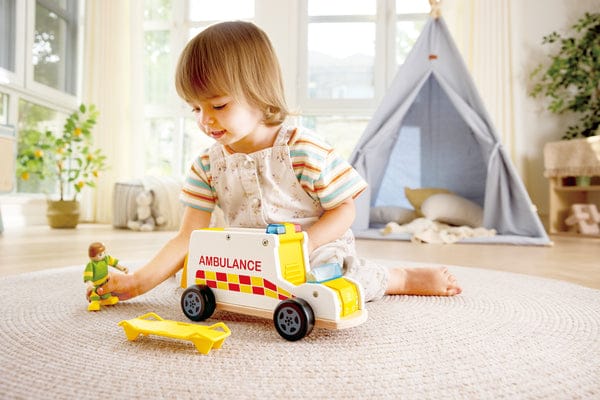 Hape Toys Rapid Response Toy Ambulance