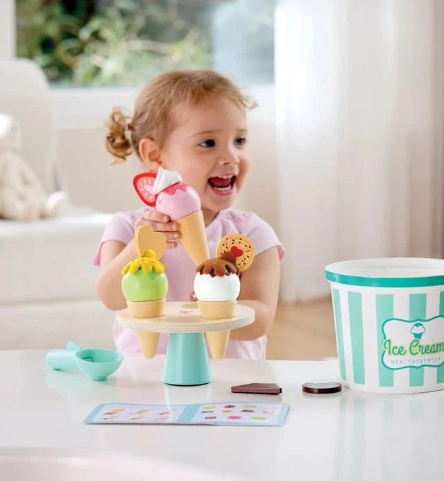 Hape Toys Scoop & Serve Ice Cream Set