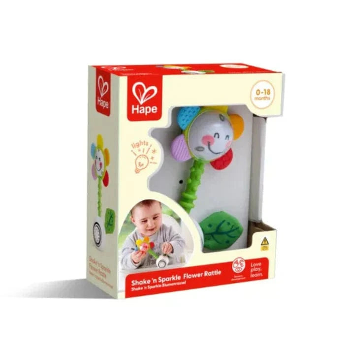Hape Toys Shake n Sparkle Flower Rattle