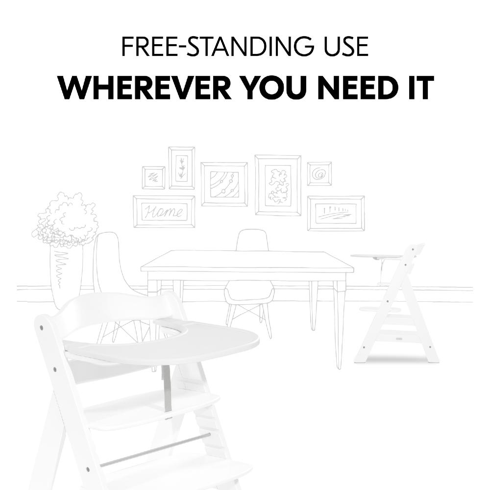 Hauck Childrens Furniture Hauck Alpha Click Tray - White