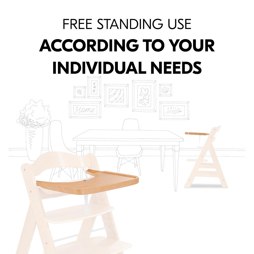 Hauck Childrens Furniture Hauck Alpha Wooden Highchair TRAY