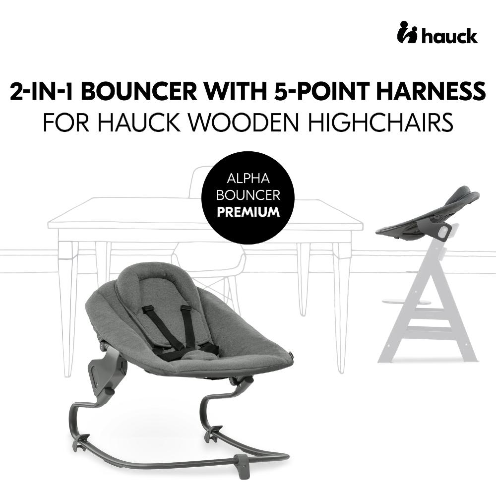 Hauck Childrens Furniture Hauck Highchair 2-in-1 Alpha Bouncer