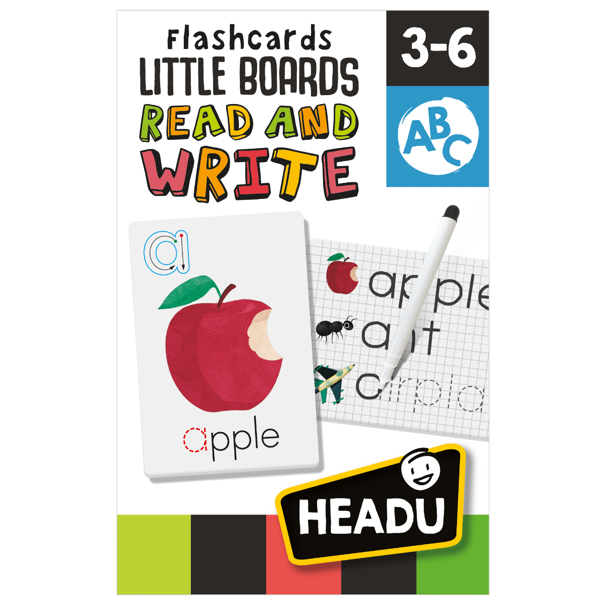 Headu Toys Flashcards Little Boards Read & Write