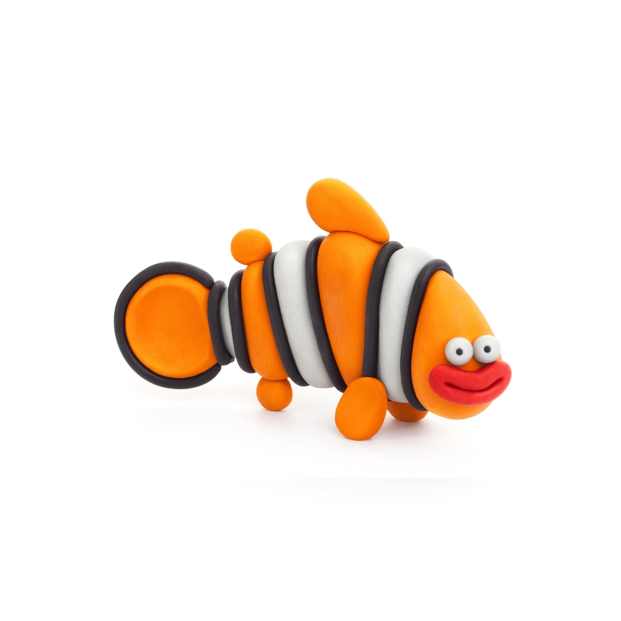 Hey Clay Toys Hey Clay - Clownfish, 3 Cans