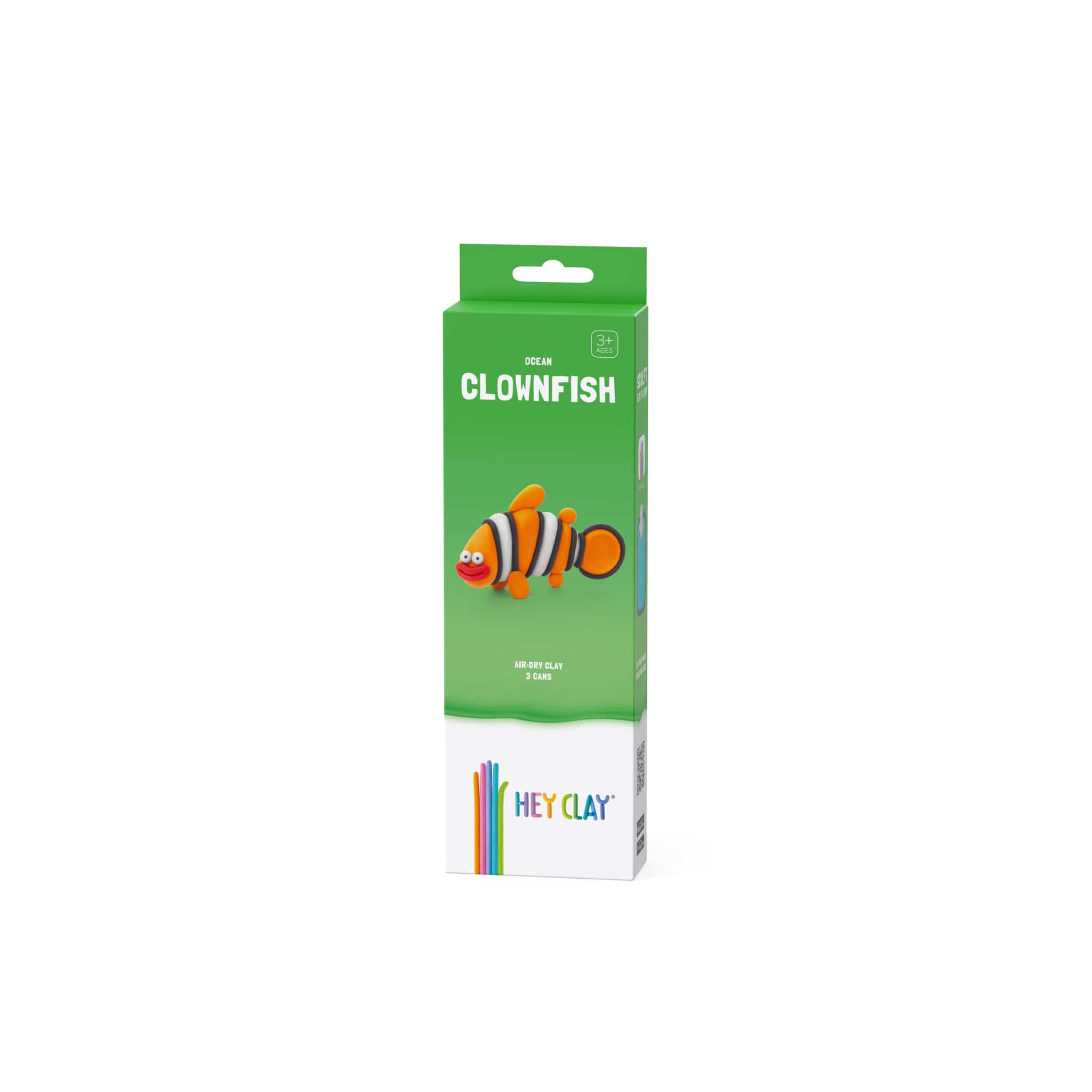 Hey Clay Toys Hey Clay - Clownfish, 3 Cans