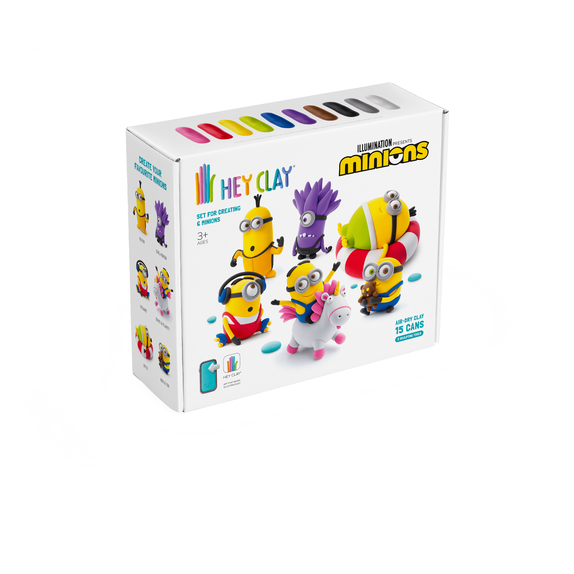 Hey Clay Toys Hey Clay - Minions, 15 Cans