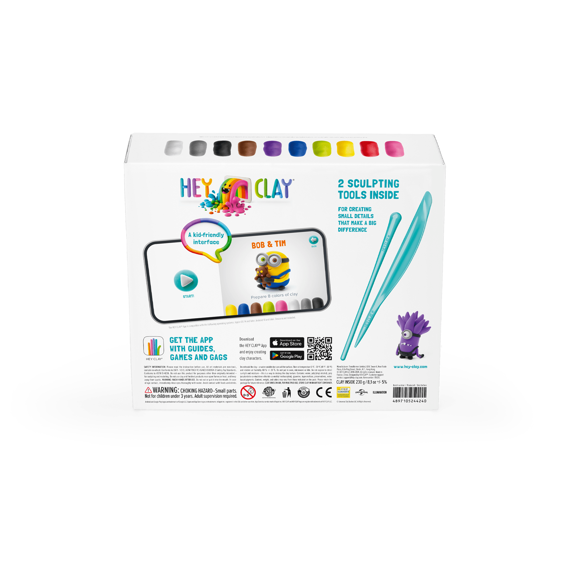Hey Clay Toys Hey Clay - Minions, 15 Cans